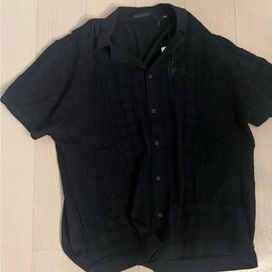 Industrie Australia Men's Black Short Sleeve Shirt